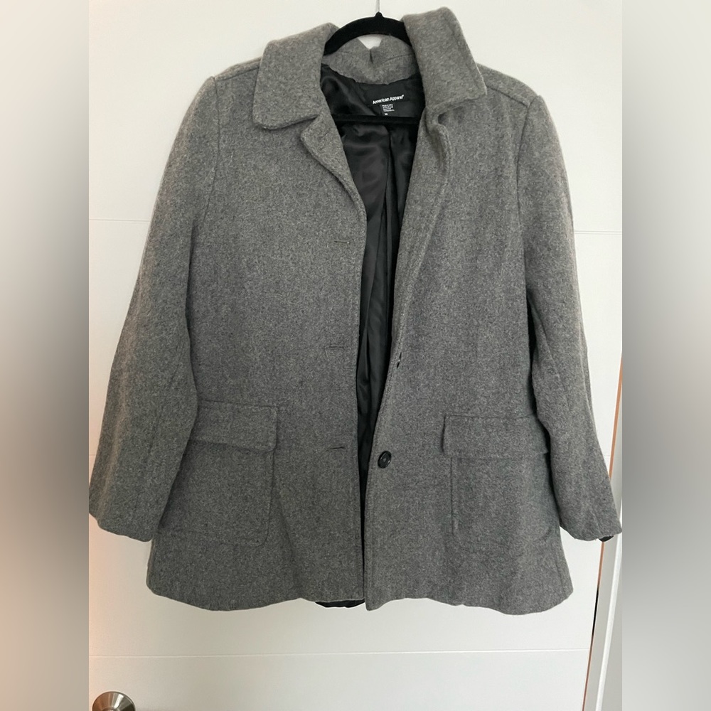 American Apparel Grey Coat (M)